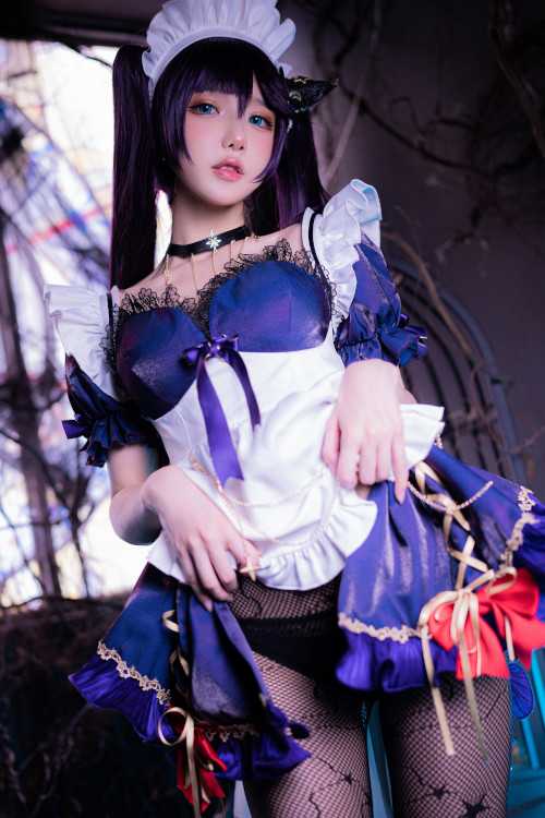 阿包也是兔娘 Cosplay 莫娜女仆